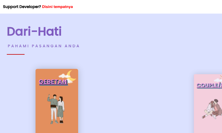 Dari Hati Netlify App