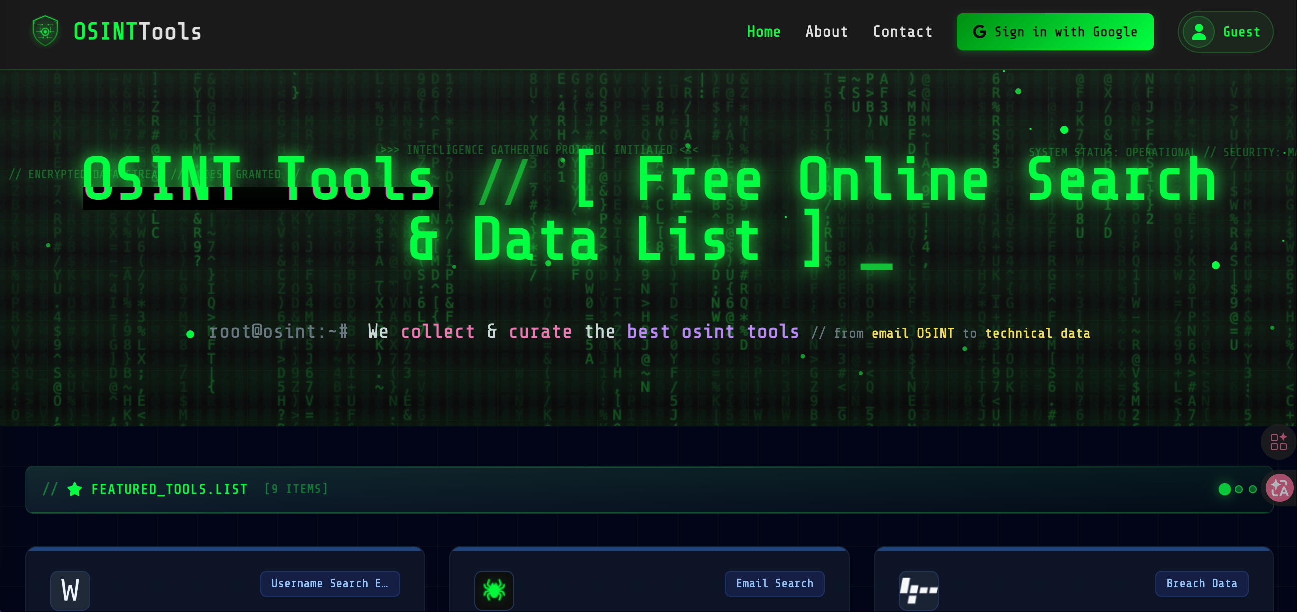 OSINT Tools cover