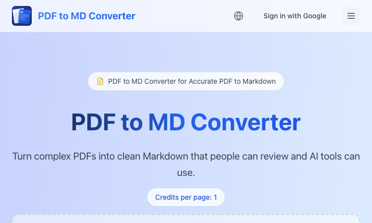 PDF to MD Converter