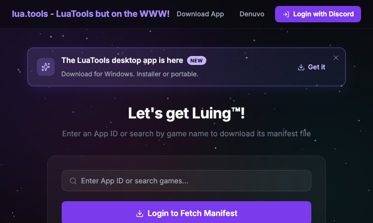 Lua Steam Tools