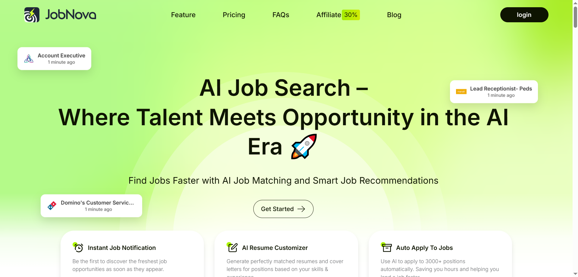 AI-powered job search platform